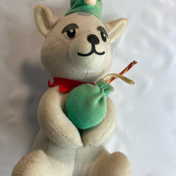 Fun Farm Christmas Mouse Plush 1978 7” - Picture 5 of 5